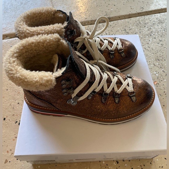 RARE Moncler Blanche Ankle Hiking Boots - Picture 7 of 9